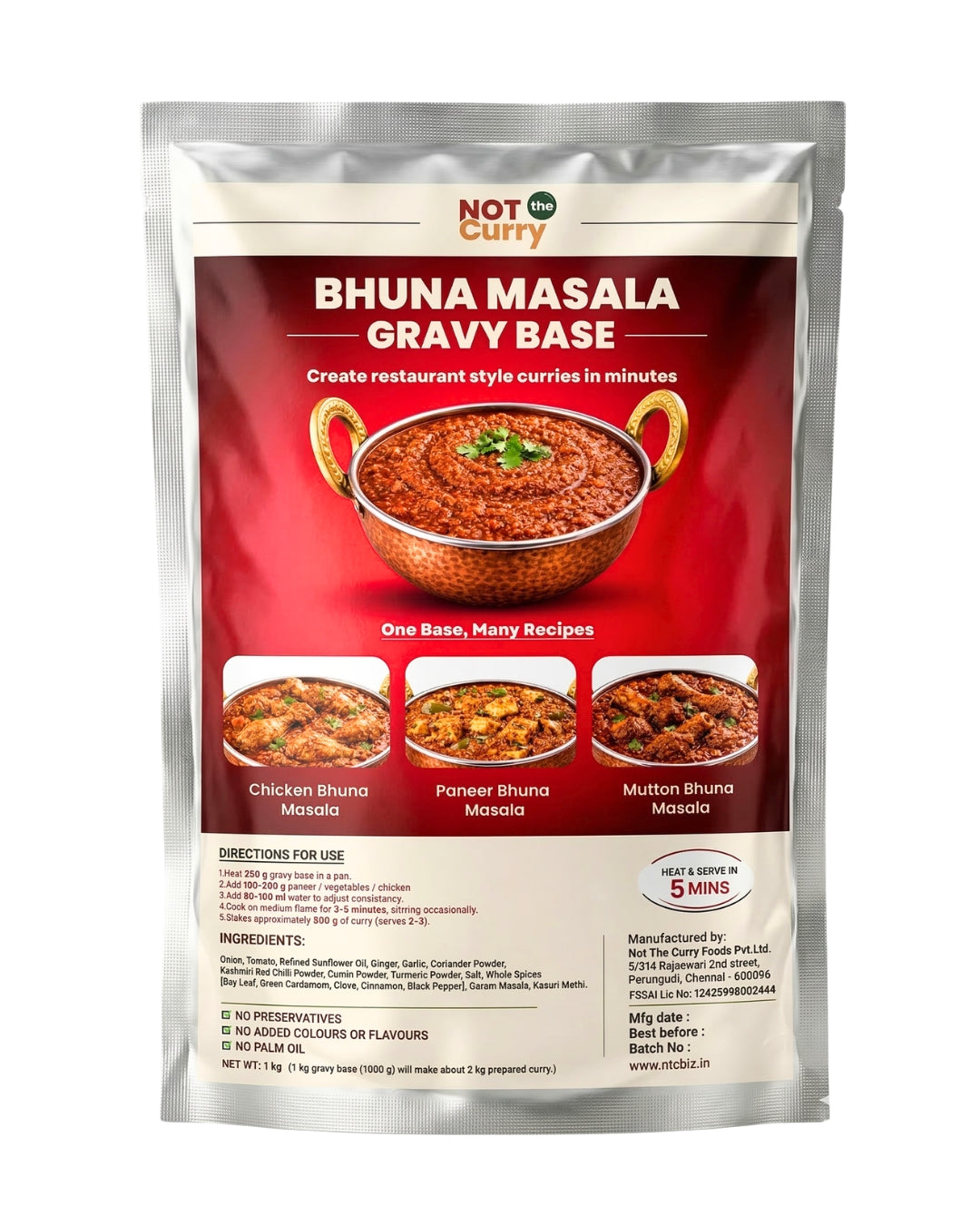 Bhuna Masala Gravy Base