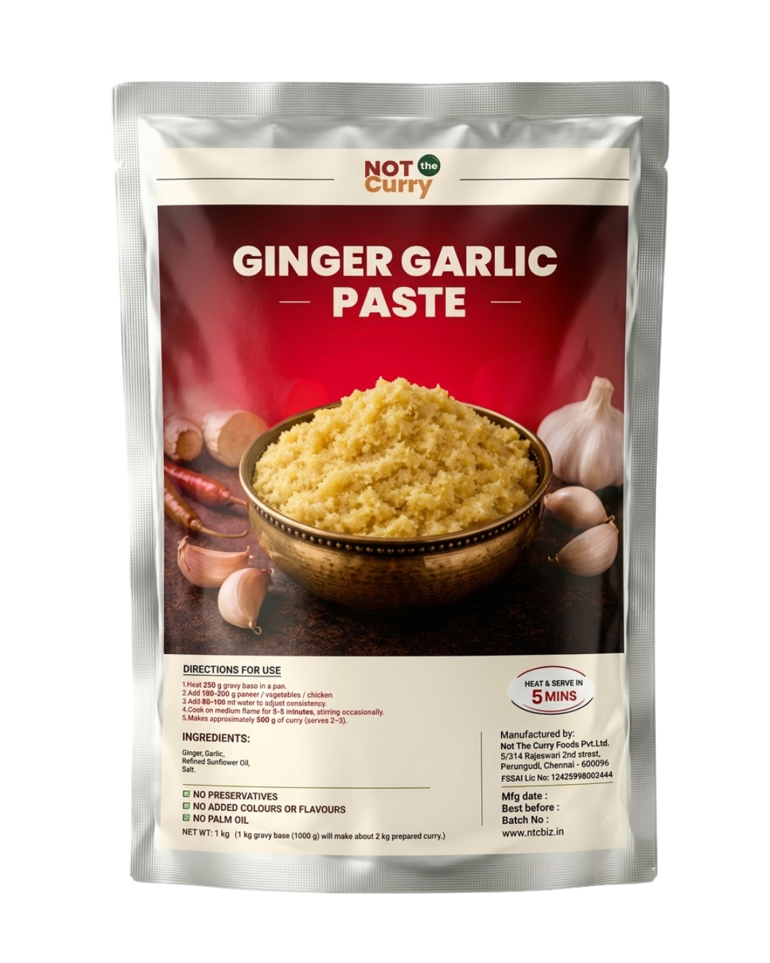 Ginger Garlic Paste