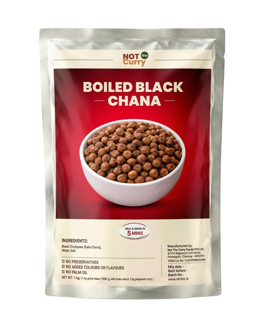 Boiled Black Chana