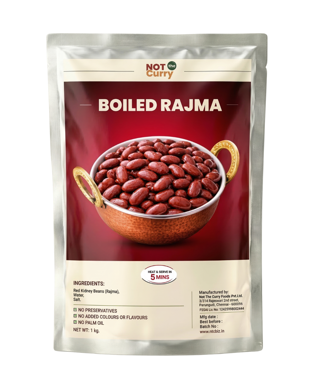 Boiled Rajma