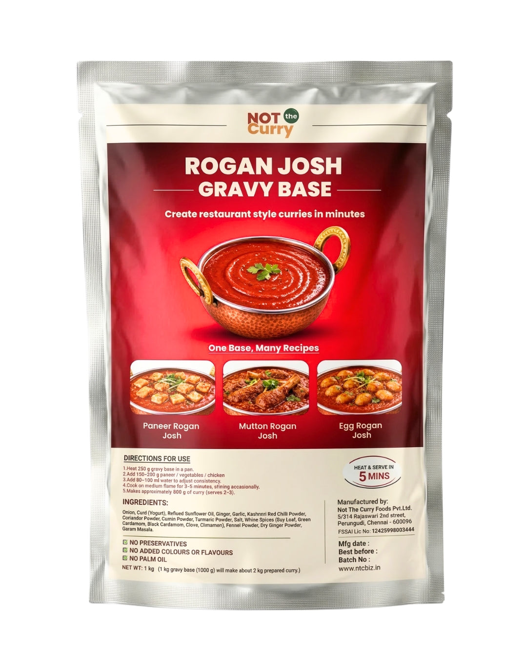 Rogan Josh Gravy Base
