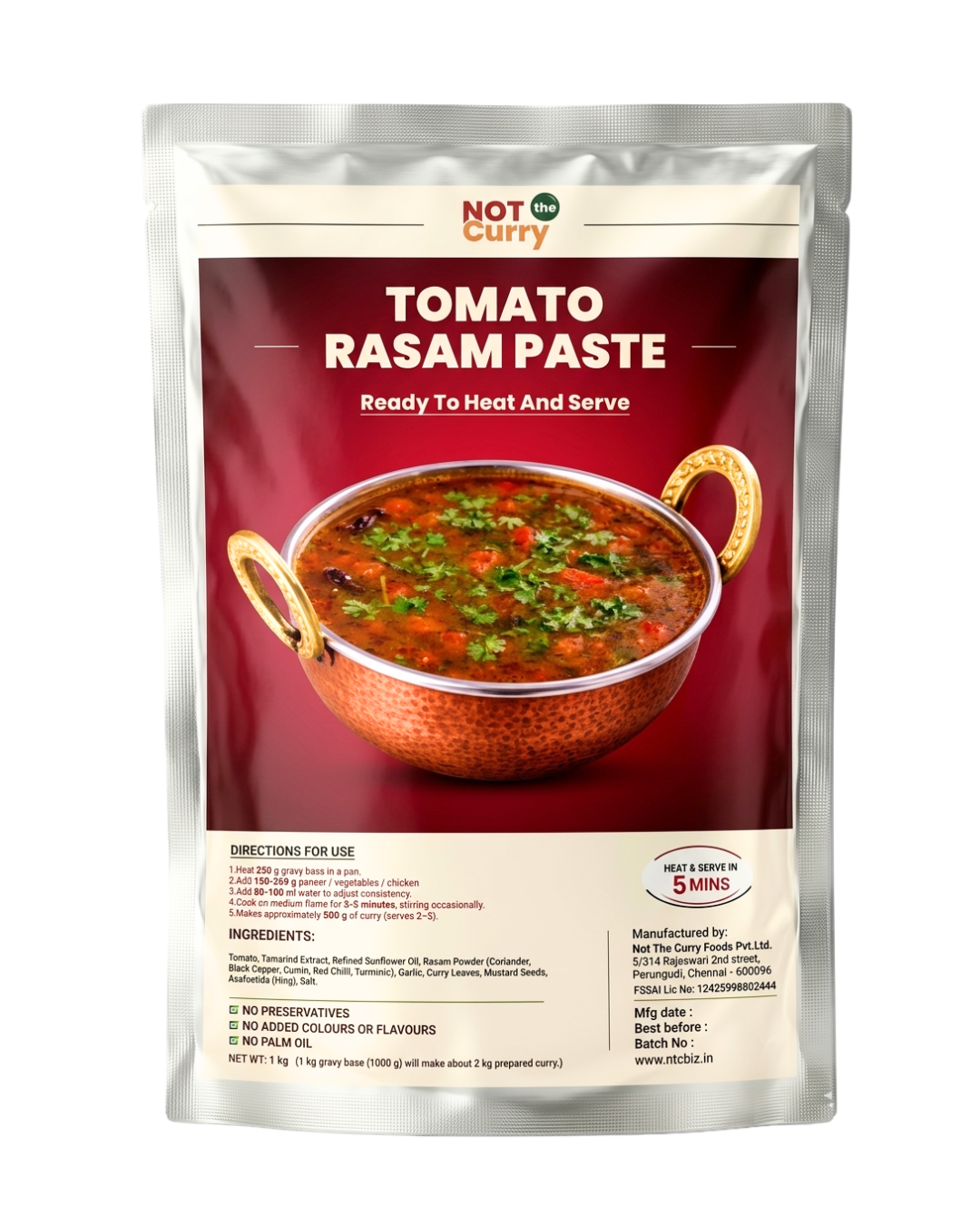 Tomato Rasam Paste