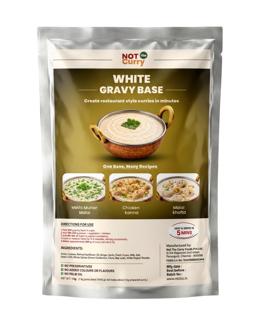 White Gravy Base
