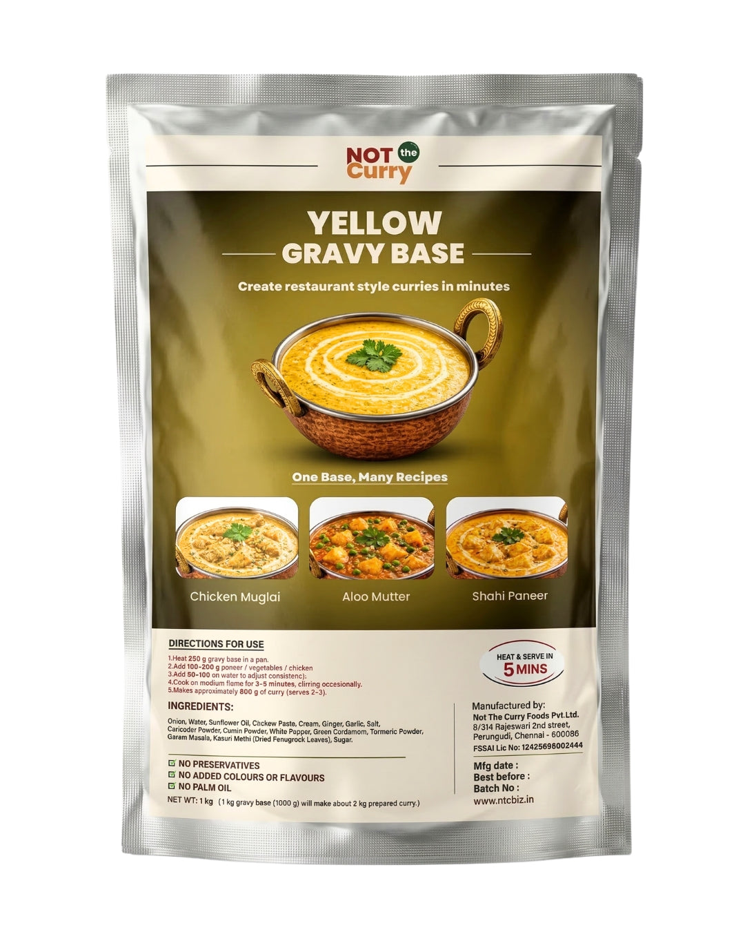 Yellow Gravy Base